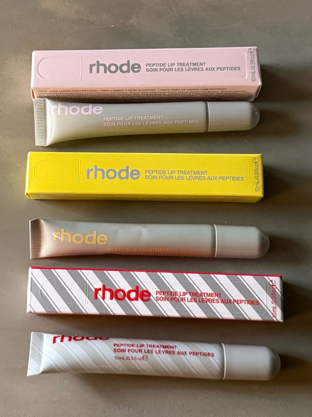 RHODE Peptide Lip Treatment Set — Watermelon + Passionfruit + Peppermint